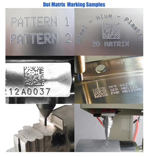 Industrial Digital Metalized Labels Auto Parts DOT Peen Marking Machine Pneumatic Marker
