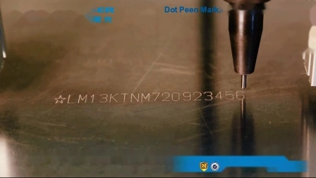 Máquina neumática portátil de marcado de pines DOT Peen de metal